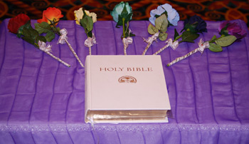 Altar with the Bible