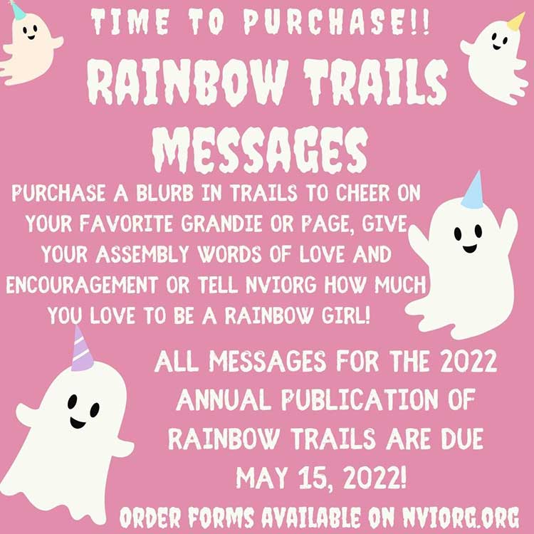 2022 Rainbow Trails Order Form