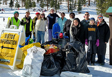 Daylite #22 gives service hours to cleanup Mt. Charleston